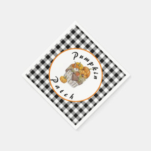 Serviette En Papier Champ de citrouilles