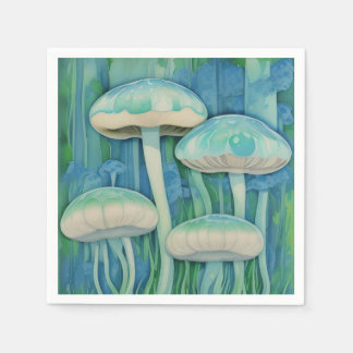 Serviette En Papier Champignons ou méduses ?