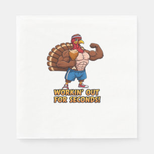Serviette En Papier Champion de gymnastique musicale Turquie Funny Tha