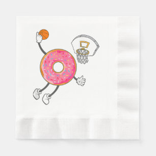 Serviette En Papier Champion de la nourriture de trou de beignet à tre