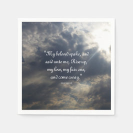 Serviette En Papier Chanson des chansons 2:10