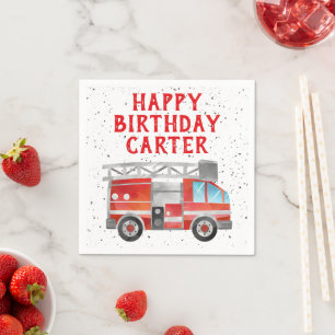 Serviette En Papier Chariot de fête d'anniversaire