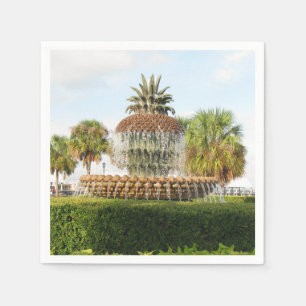 Serviette En Papier Charleston SC Pineapple Fountain, Waterfront Park
