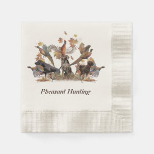 Serviette En Papier Chasse aux faisans