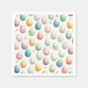 Serviette En Papier Chasse aux oeufs de Pâques