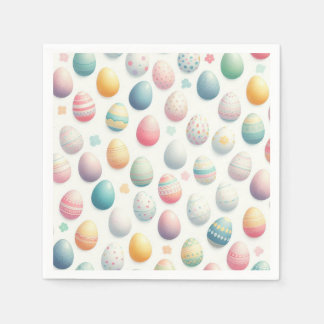 Serviette En Papier Chasse aux oeufs de Pâques