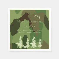 Chasseurs verts forestiers camouflage des campeurs