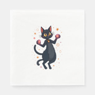Serviette En Papier Chat
