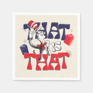 Serviette En Papier Chat dans le Casquette   Voilà...