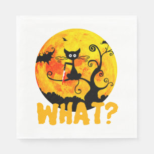Serviette En Papier Chat Noir Quel Chat Noir -