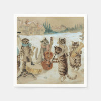Chats Carol Chant de Louis Wain