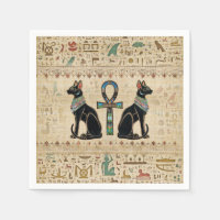 Chats égyptiens et croix de cheville
