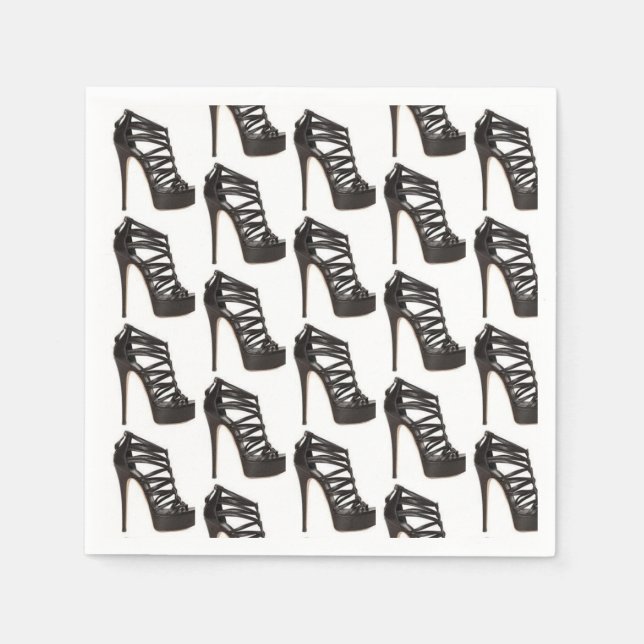 Serviette En Papier Chaussure Napkin (Devant)