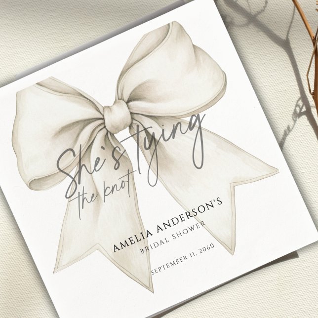 Serviette En Papier Chaussures Attachant Le noeud Fête des mariées Bow (Créateur téléchargé)