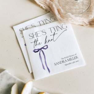 Serviette En Papier Chaussures nouer la Fête des mariées du noeud poup