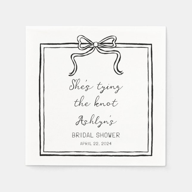 Serviette En Papier Chaussures simples tirant sur la main nouant les s (Devant)