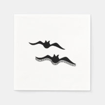 Chauves-souris d'Halloween, Noir