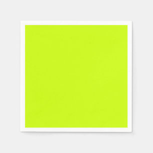 Serviette En Papier Chaux électrique Couleur solide