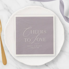 Serviette En Papier Cheers to Love Elegant Wedding