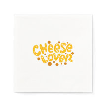 Cheese Lover Typographie jaune et orange