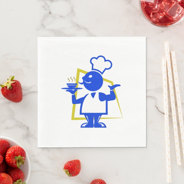 Serviette En Papier Chef (En situation)