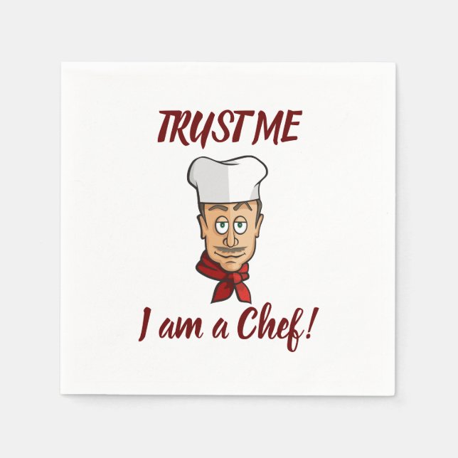 Serviette En Papier Chef (Devant)