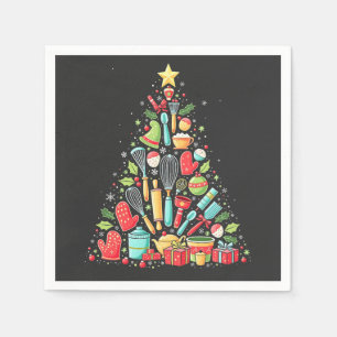 Serviette En Papier Chef cuisinier cuisinier de Noël Cook Xmas