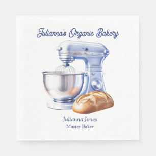 Serviette En Papier Chef de boulangerie pâtisserie