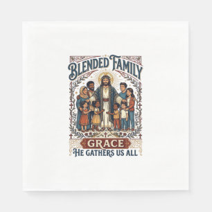 Serviette En Papier Chemise de famille recomposée Jésus Chemise chréti