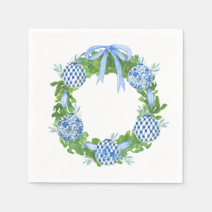 Serviette En Papier Chemise de la Chinoiserie Bleue & Blanc, Grandmill