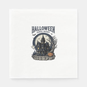 Serviette En Papier Chemise de Maison Hantée Gravure Vintage Saison So