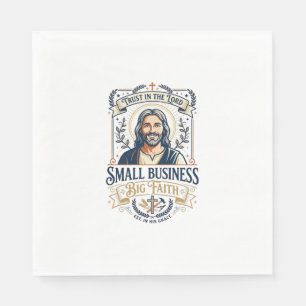 Serviette En Papier Chemise de propriétaire de petite entreprise Jesus