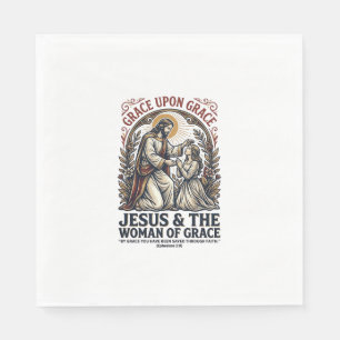 Serviette En Papier Chemise d'encouragement pour femmes Jésus Ménopaus