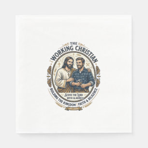 Serviette En Papier Chemise des métiers de la construction Jésus Graph