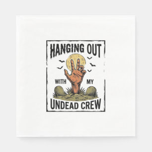 Serviette En Papier Chemise drôle de zombie pour les fans d'horreur Vi