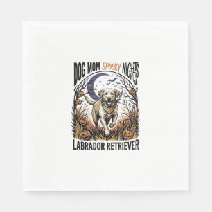 Serviette En Papier Chemise Halloween Labrador Vintage Graphique Maman