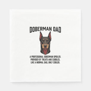 Serviette En Papier Chemise pour amateur de chien gravure vintage papa