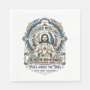 Serviette En Papier Chemise Vintage Christianisme Eschatologie Prophét