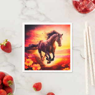 Serviette En Papier Cheval Ai