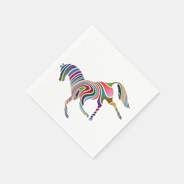 Serviette En Papier Cheval d'Imaginaire (Coin)