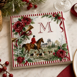 Serviette En Papier Cheval Vintage