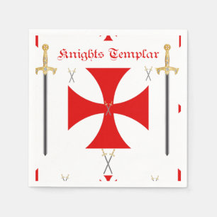 Serviette En Papier Chevaliers Templar