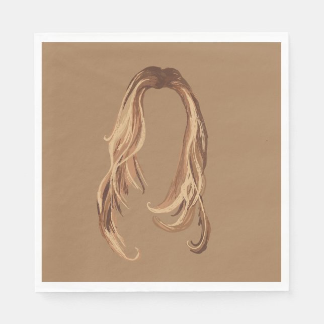 Serviette En Papier Cheveux (Devant)