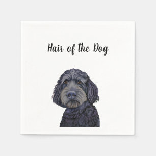 Serviette En Papier "Cheveux du chien" Mariage Cocktail Napkins