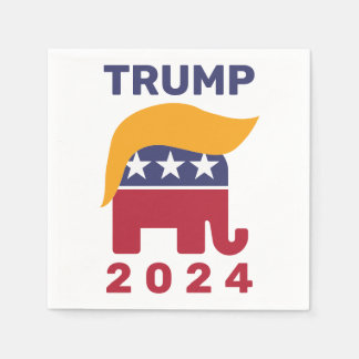 Serviette En Papier Cheveux Trump 2024 Papier serviettes, Cocktail sta