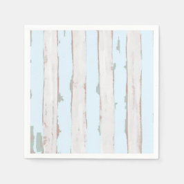 Serviette En Papier Chic Pastel Chic Shabby Bleu Serviettes