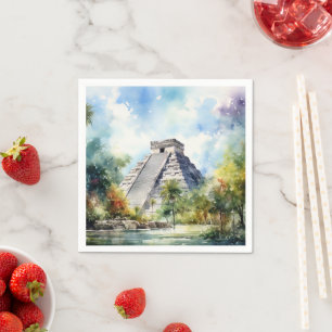 Serviette En Papier Chichen Itza