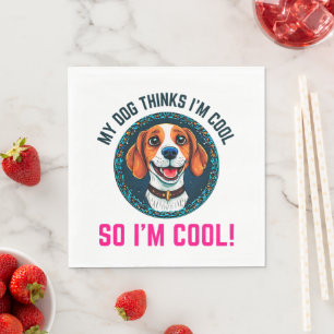 Serviette En Papier Chien beagle mignon