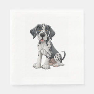 Serviette En Papier Chien chiot dalmate Premium Scoop