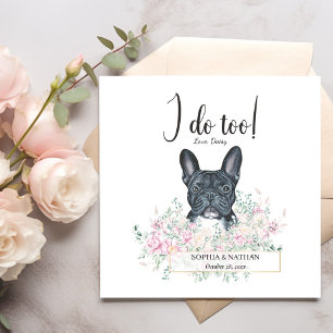 Serviette En Papier Chien de Chien de Chien Mariage Cocktail  serviett